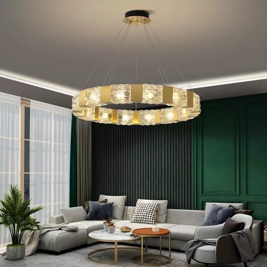 Светильник подвесной медный Alright, медь, трос 100 см, 60*10 см, G9