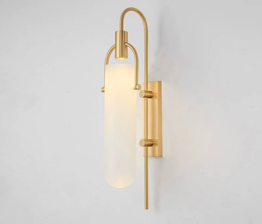 Настенный светильник, БРА DIRENC 21*80, бронза, металл, LED.