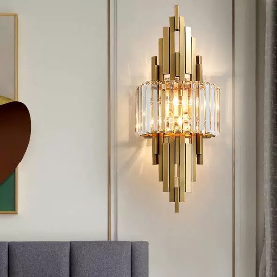 Настенный светильник, Бра DONNY 25*60, античная бронза, металл, E14.