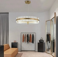 Люстра подвесная, бронза, кристалл, ANTIQUE 100*15, металл, LED.