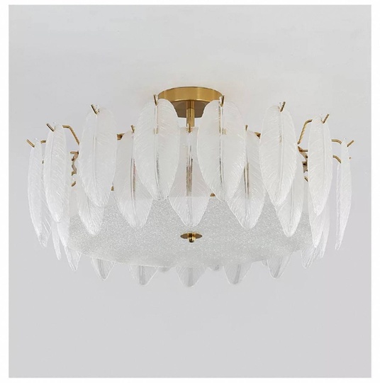 Люстра подвесная, медный, стекло, BUBBLE 60*24, металл, E14.