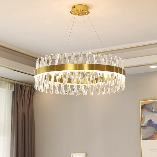 Люстра подвесная, медный, стекло, ROYAL 60*25, металл, LED.