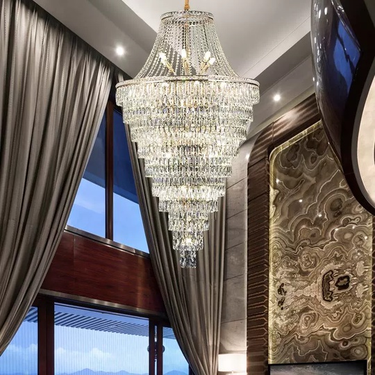 Люстра подвесная, золото, кристалл, DEVIN 100*180 металл, E14.