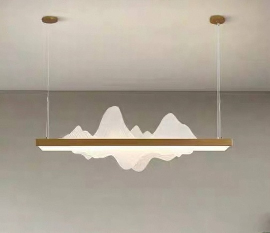 Люстра золотая Virella, металл, 100*38 см, светодиодная, LED