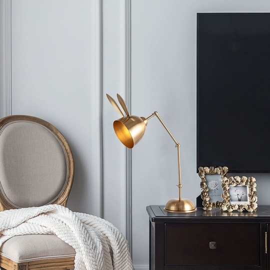 Настольная лампа BERNARD 36*70, бронза, металл, G9.