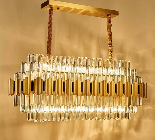 Люстра подвесная, бронза, хрусталь, NAOMI 100*40, металл, E14.