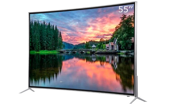 Телевизор изогнутый Ace 55 дюймов 4K Black