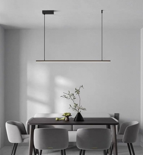 Люстра черная Lumis, металл, 120*200 см, светодиодная, LED