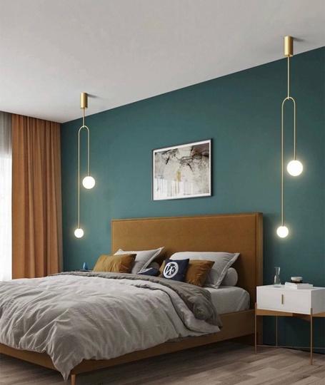 Светильник потолочный, золотой,  Elurox, металл, 26*163 см, G9