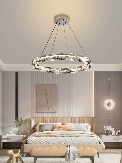 Люстра подвесная, медный, кристалл, AYSE 100*60, металл, LED.