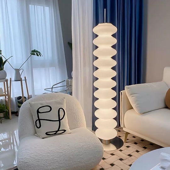Торшер серебро Aelorith, 40*155 см, LED, металл, 36 Вт