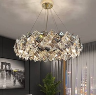 Люстра BANY 80*20 золото, стекло, металл, Е14.