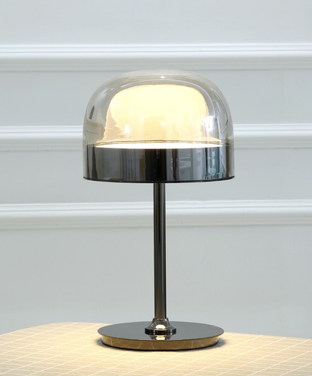 Настольная лампа чёрная Equatore, 42.5*24 см