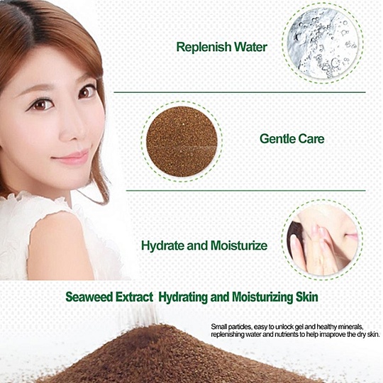 Маска для лица из семян водорослей