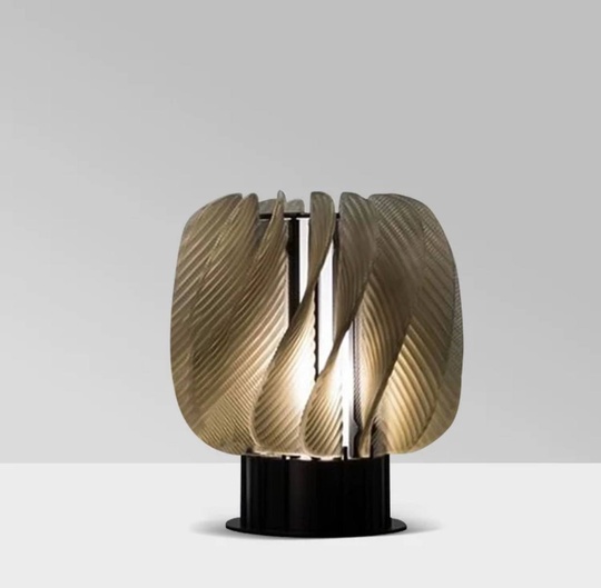 Настольная лампа DARK FLOWER 30*25, черный, коричневый, смола