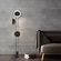 Торшер черный Elurian, 30*160 см, LED, E27, мрамор, 10 Вт