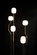 Торшер черный Virilo, 43*143 см, LED, G9*5, мрамор, 10 Вт