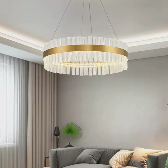 Люстра подвесная, медный, стекло, DECORATIVE 50*18, металл, LED.