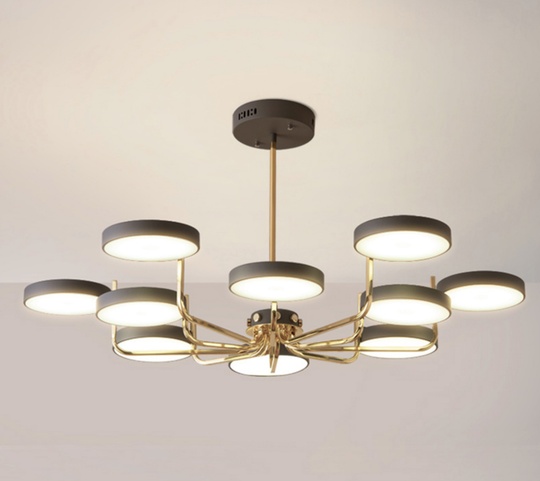 Подвесной светильник MAI HE MAI серый, 112 см. TAVIS - подвесная люстра, LED, 150 Вт