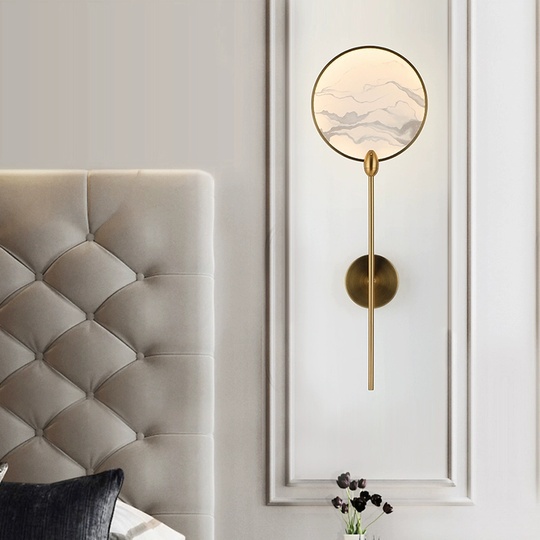 Настенный светильник DORRING, Бра, 25*73, золотой, металл, LED.