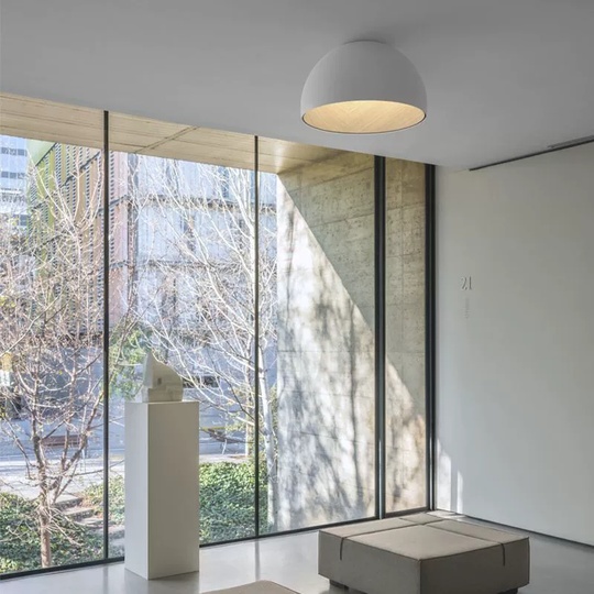 Потолочный светильник белый Eluviop, металл, 35*19 см, светодиодная, LED