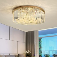 Потолочный светильник, медь, хрусталь, CINNAMON 100*20 металл, Е14.