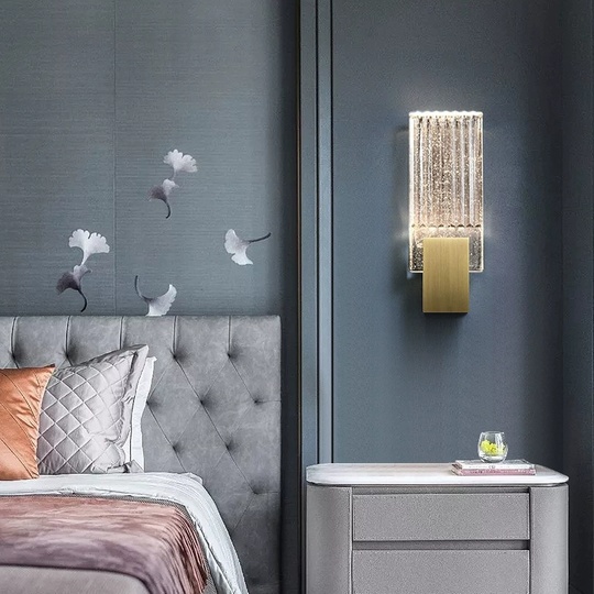 Настенный светильник ASOLLE, Бра, 11*28, бронза, медь, LED.