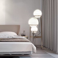 Торшер никель Lunex, 48*140 см, светодиодный, Е27*3, металл, 15 Вт