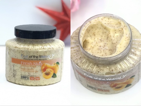 Скраб для тела Абрикос Wokali Apricot 500мл