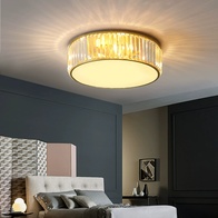 Потолочный светильник, золото, кристалл, BETHANY 40*15 металл, E14.