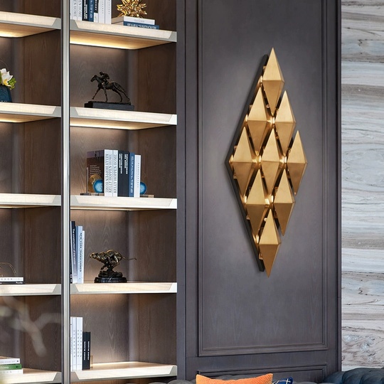 Настенный светильник, БРА WALLY 18*45, бронза, металл, G4.