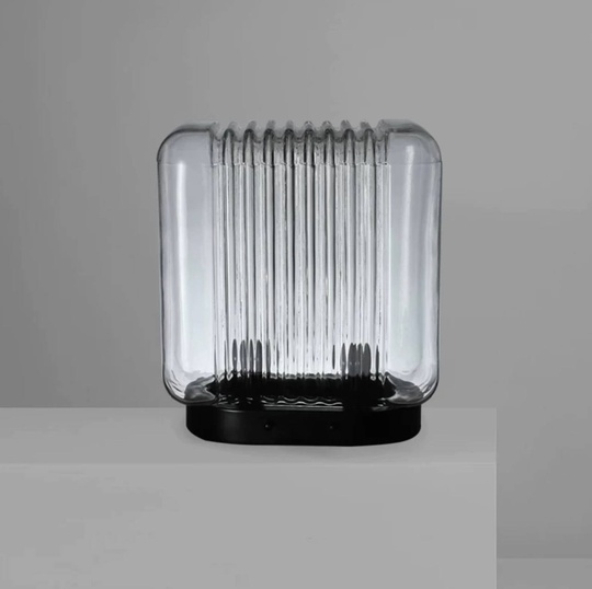 Настольная лампа ICE 35*35, стекло, ясный свет