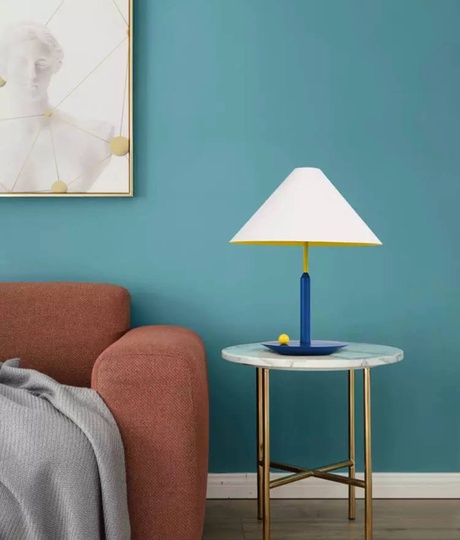 Настольная лампа TRIANGLE 41*53, синий, металл