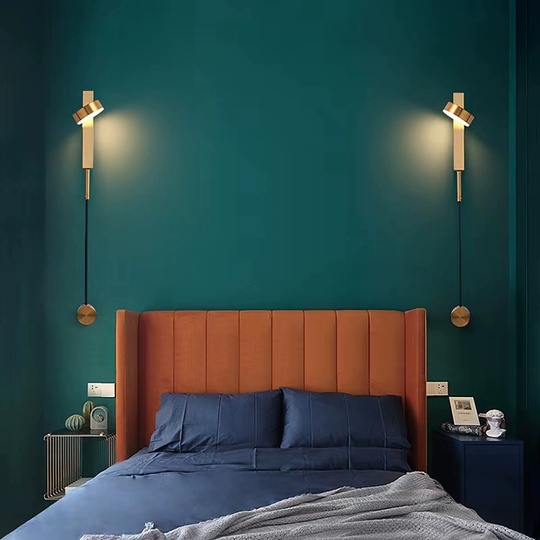 Настенный светильник медь LOPPA, Бра, 45*80, металл, LED.