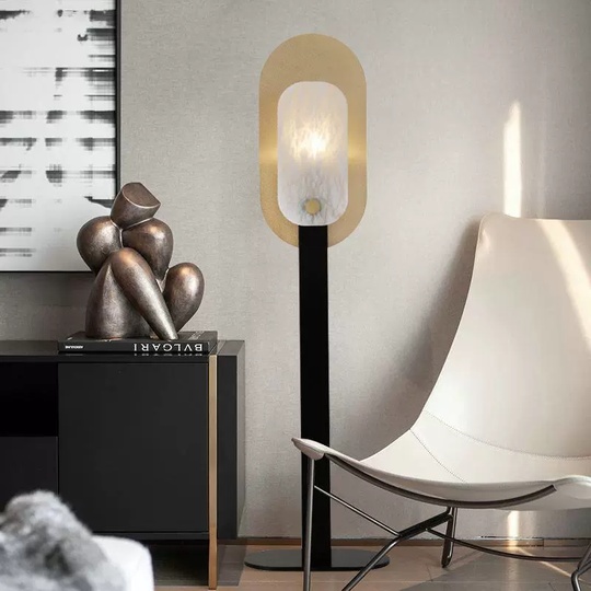 Торшер черный Ionvex, 40*145 см, LED, E14, металл, 40 Вт