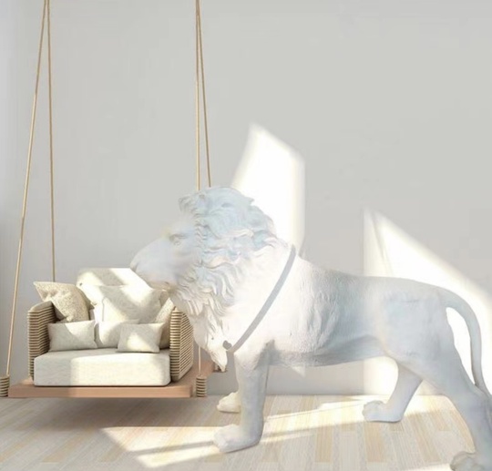 Cветильник лев. Напольный светильник белый. Торшер Лев. LION X, LED, 10 Вт