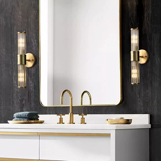 Настенный светильник медный CAMERON, Бра, 12*46, металл, LED.