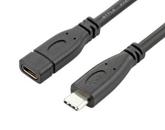 Кабель USB3.1 Type C M-F (1 м)