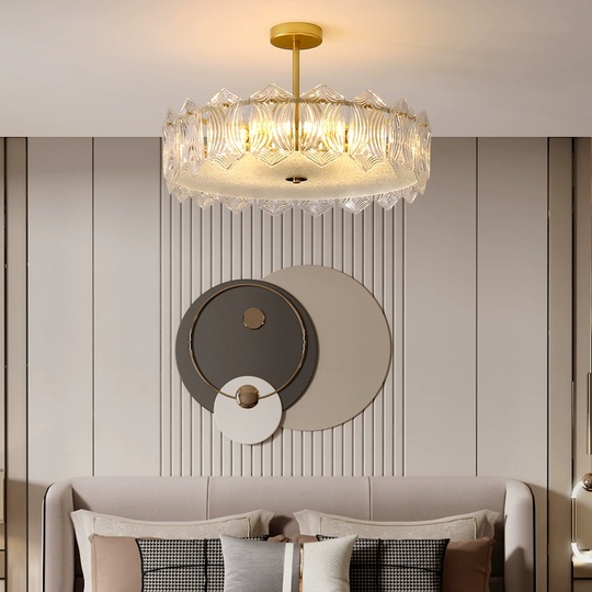 Люстра подвесная, медный, стекло, BEAR 40*18 металл, E14.