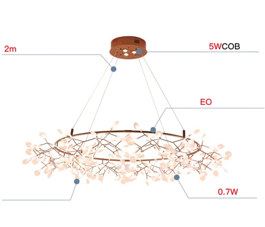 Потолочный светильник MOOOI HERACLEUM, 80 см диаметр.