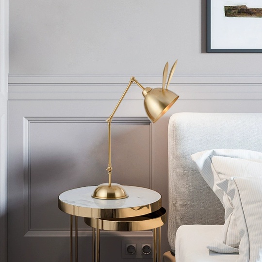 Настольная лампа BERNARD 36*70, бронза, металл, G9.