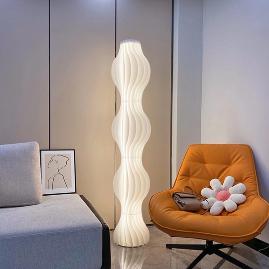 Торшер белый Elyptic, 35*35*173 см, LED, ПММА, 14 Вт