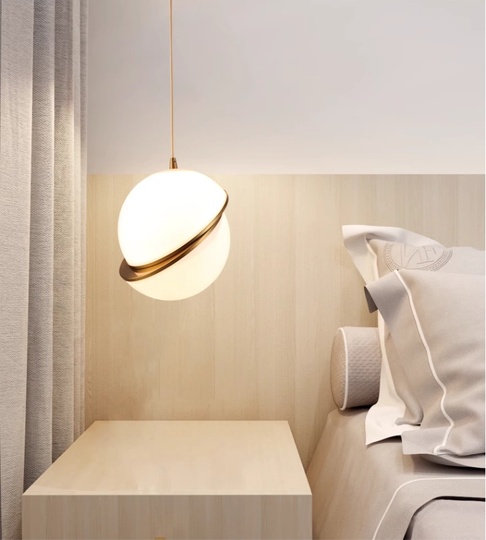 Люстра бронзовая Elypendent, металл, 20*22 см, Е27