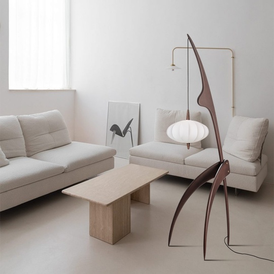 Напольный светильник MAI HE MAI цвета дерево Gustav, E27, 15 Вт