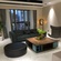 Торшер черный Elevora Gray, 45*140 см, LED, Е27, металл, 5 Вт