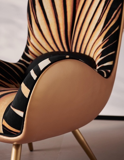 Кресло McKinley Milk Velvet Design, 82*104*92 см, ткань, не раскладное - итальянский стиль