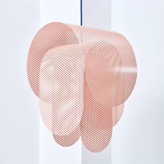 Светильник потолочный, розовый, Elixory, металл, 35*55 см, Е27