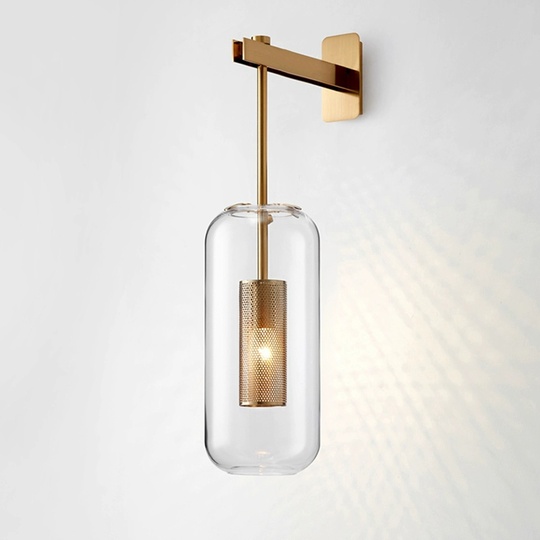 Настенный светильник DANNY, бра 27*56, бронза, металл, Е14.