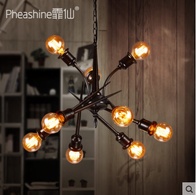 Лампа кафе кованое железо инженерная