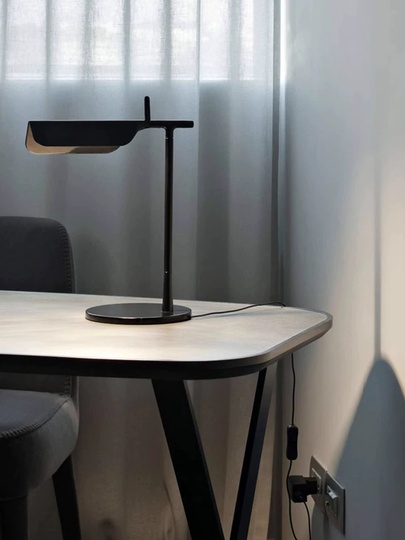 Настольная лампа AMALIA 30*40, черный, металл, G9.